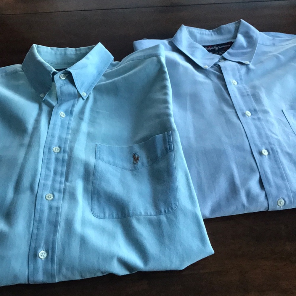 Vintage Ralph Lauren Big Shirts - Lot of 2